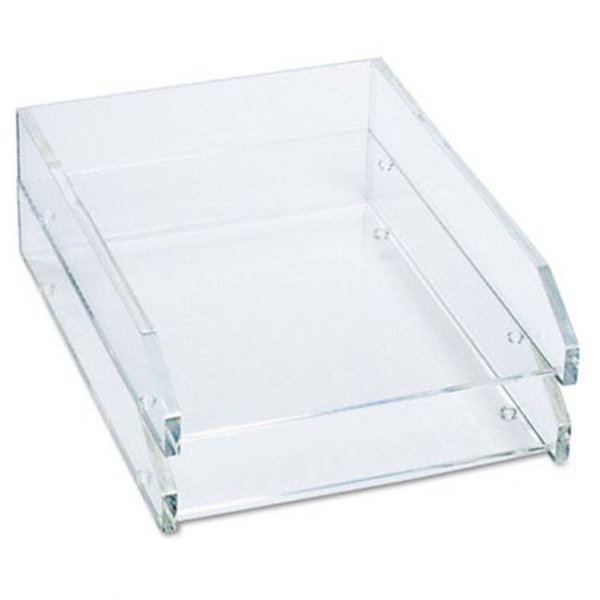 Kantek Kantek AD15 Double Letter Tray  Two-Tier  Acrylic  Clear AD15